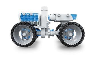 RoboBlox Salt Water Powered Quadbot [Science Toy]