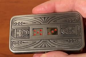 Demley Auto-Dice Pocket Mechanical Dice (Art Deco)