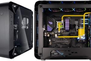 InWin 925 E-ATX Full Tower Aluminum Computer Case with Addressable Front RGB Display