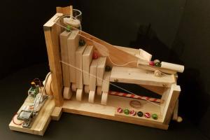 Fooby Wooby Marble Mover: Motorized Marble Machine