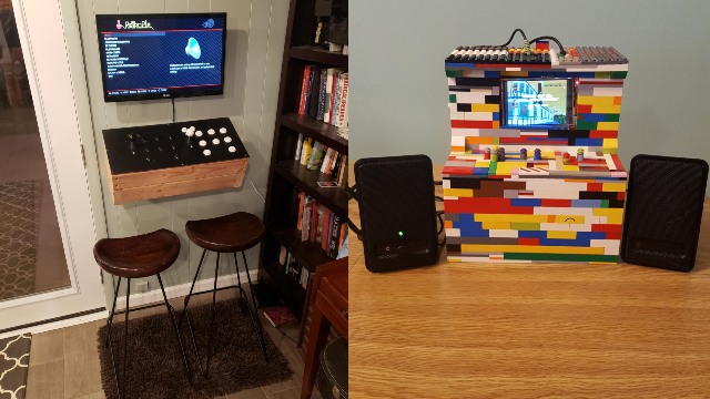 Raspberry Pi Arcade Cabinet With Lego
