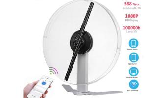 43CM 3D Holographic Fan Light with WiFi, App Control