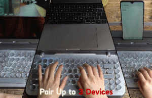 Rocksete: Retro Mechanical Keyboard with JBL Speakers