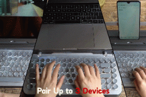 Rocksete: Retro Mechanical Keyboard with JBL Speakers