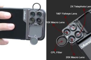 ULANZI 5-in-1 Multi-Lens Case for iPhone 11 Pro