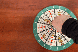 Poker Spinnerette Mechanical Poker Game