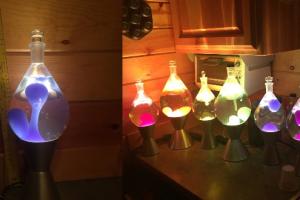 Tear Drop Lava Lamp Light