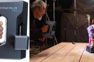 Einscan Pro 2X Plus Multi-Functional 3D Scanner