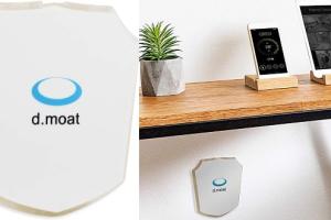 d.moat Cyber Security Device with Alexa & Smartphone Support