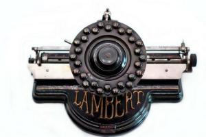 1900s Lambert No. 2 Typewriter