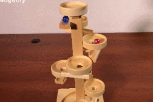 Tower of Plates Marble Run
