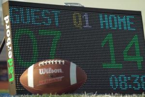 Lēderbord: App Controlled Battery Powered LED Scoreboard