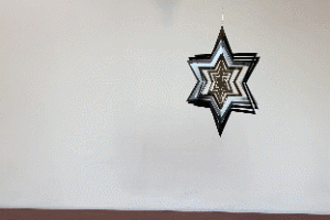 Star Optical Illusion Wind Spinner