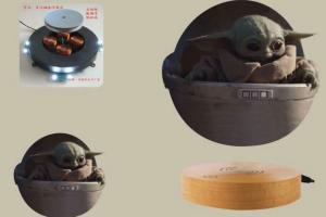 3D Printed Levitating Baby Yoda Crib