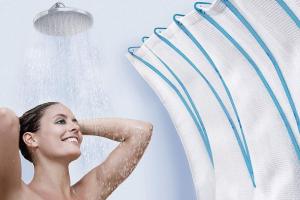 Curvit Shower Curtain Rings Give You More Space