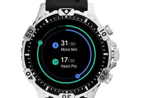Fossil Gen 5 Garrett Stainless Steel Touchscreen Smartwatch with NFC, GPS, HRM