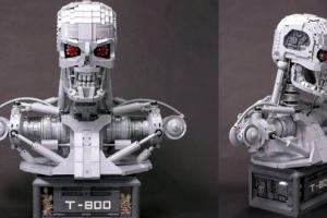 Vonado Terminator T-800 Bust Building Kit with 3080+ Pieces
