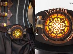 Steampunk Cosplay LARP Belt Lamp
