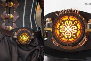 Steampunk Cosplay LARP Belt Lamp