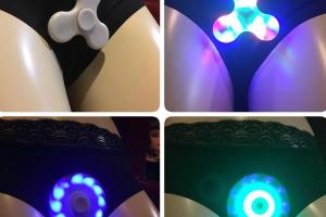 LED Bluetooth Fidget Spinner Panties