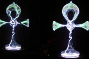 Plasma Glass Ankh Lamp
