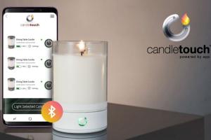 Candle Touch: App Controlled Real-flame Candle