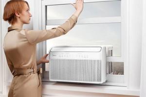 Midea U-Shaped Window Air Conditioner with WiFi & Voice Control