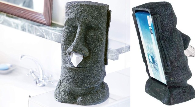 Moai Phone Holder - Multiparts - No supports, 3D models download