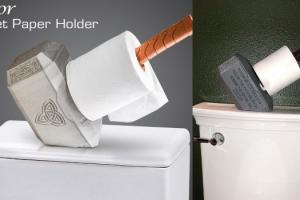 Thor’s Hammer Toilet Paper Holder