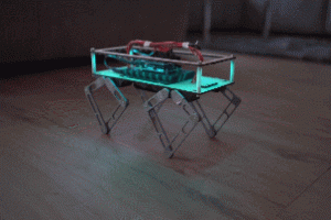 Dancing Arduino Quadruped Robot with 3D Printed Parts