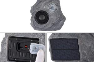 Haveone Solar Powered Bluetooth 5.0 Rock Speaker