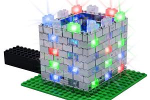 E-Blox Power Blox Light-Up Building Blocks Toy