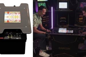 Arcade 1Up Street Fighter II Table with Retro Games