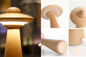 Beech UFO Table Lamp