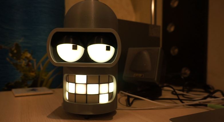 3D Futurama Bender Smart Raspberry Pi