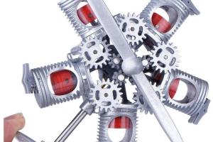 Yamix 3D Printed 5-Cylinder Engine