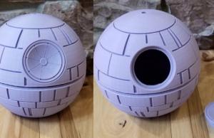 3D Printed Death Star Birdhouse