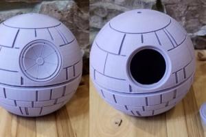 3D Printed Death Star Birdhouse