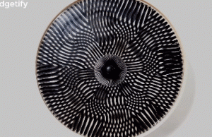 Cosmic Window Optical Illusion Wheel