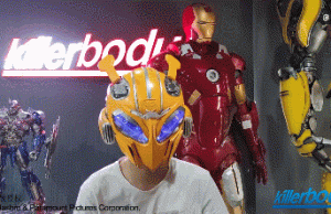 KillerBody Wearable Bumblebee Helmet w/Speaker VIP Edition
