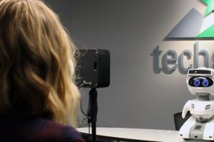 Misty II Temperature Screening Assistant Robot