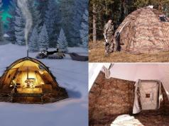 Russian-Bear Winter Tent with Stove