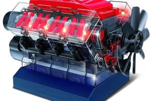 Playz V8 Combustion Engine Model STEM Toy