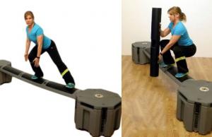 Railyard Plyo Box & Rail for Obstacle Course Training