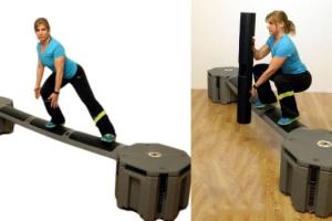 Railyard Plyo Box & Rail for Obstacle Course Training