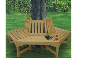 Hexagonal Wrap Round Tree Bench