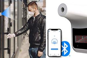 Wall Mounted Bluetooth Forehead Thermometer for Fever Detection