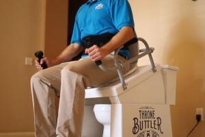 Throne Buttler: Powered Toilet Seat Lift for the Elderly