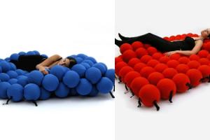 Feel Deluxe: Shape Changing Furniture Made Of Balls