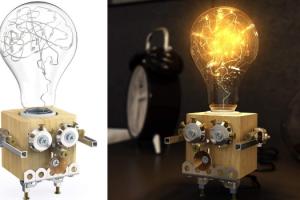 WOWLEO Robot Table Lamp